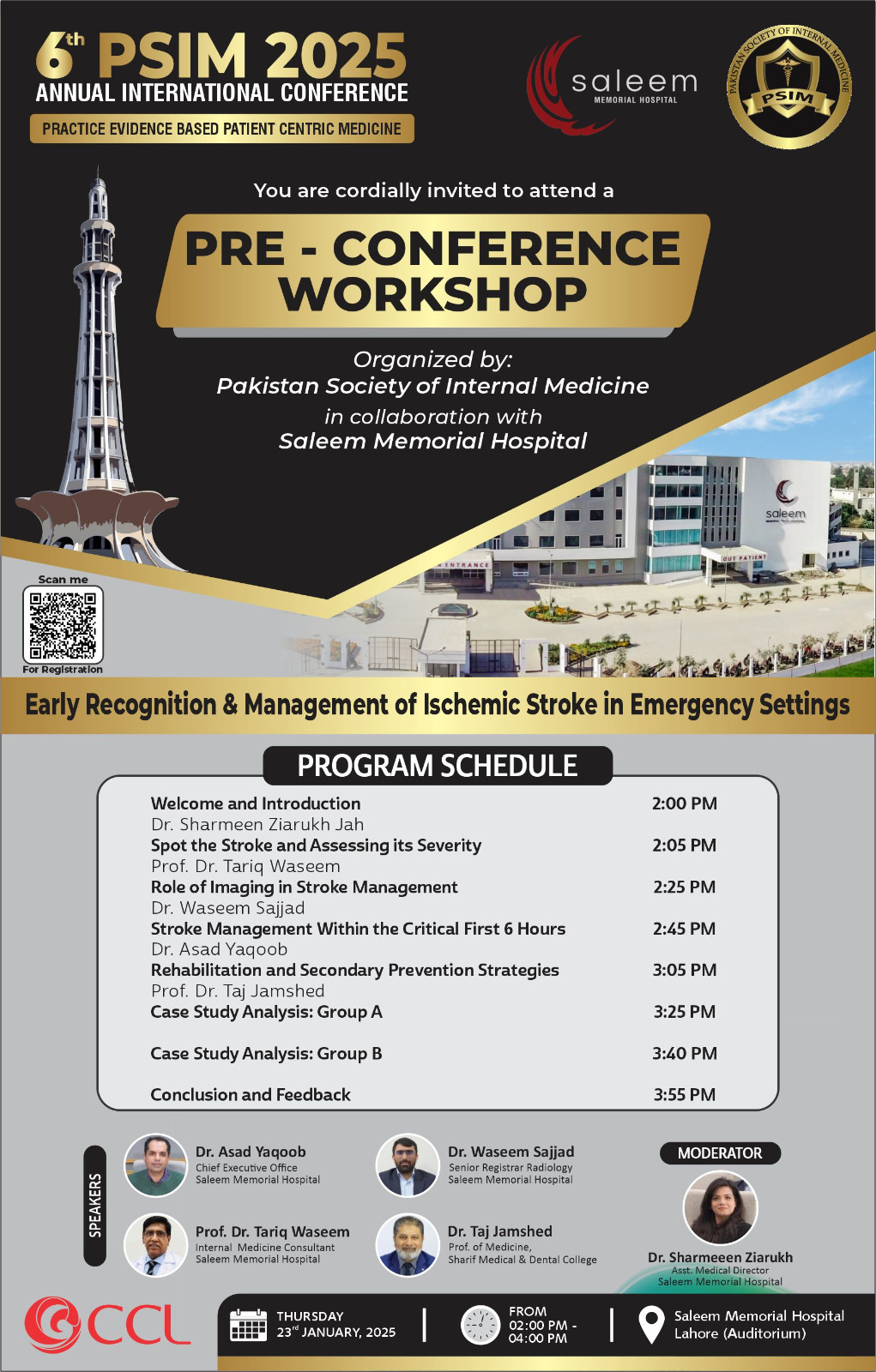 Early Recognition & Management of Ischemic Stroke in Emergency Settings Workshop Early Recognition & Management of Ischemic Stroke in Emergency Settings Workshop
