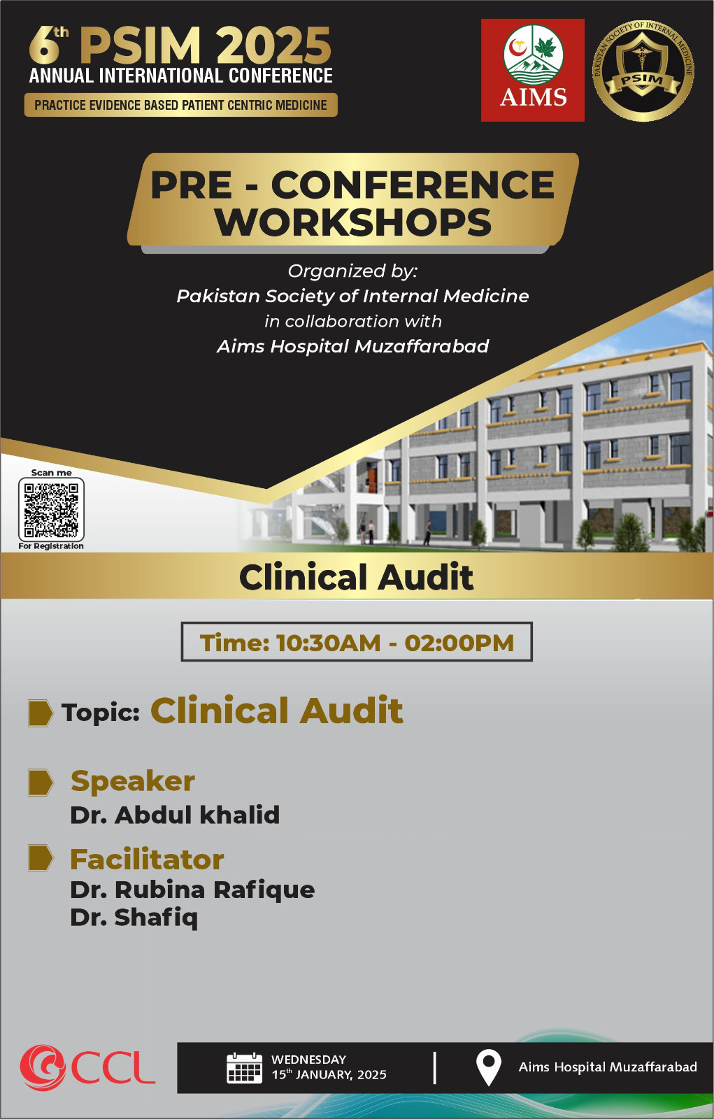 Clinical Audit Workship at AIMS Clinical Audit Workship at AIMS